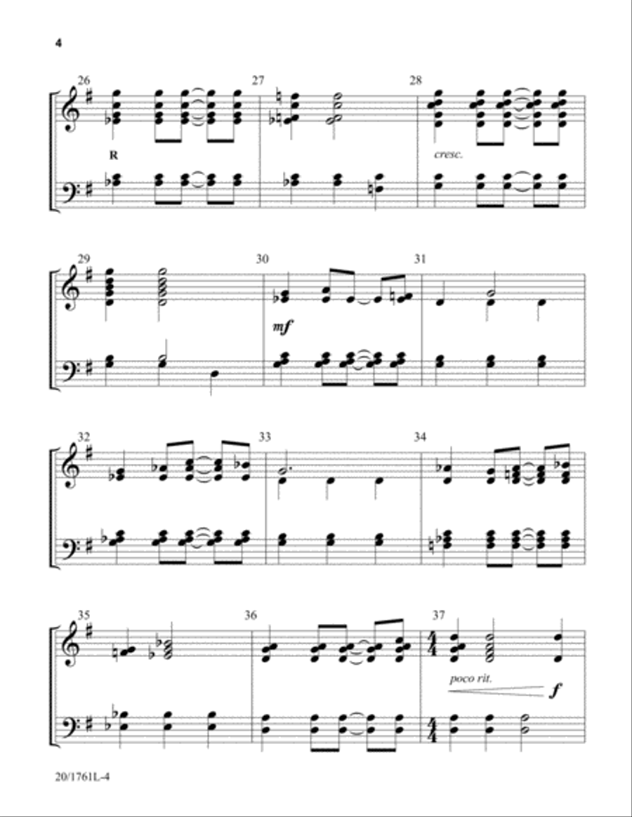 O Worship the King (Digital Download) 3-Octaves scores gallery preview page 4