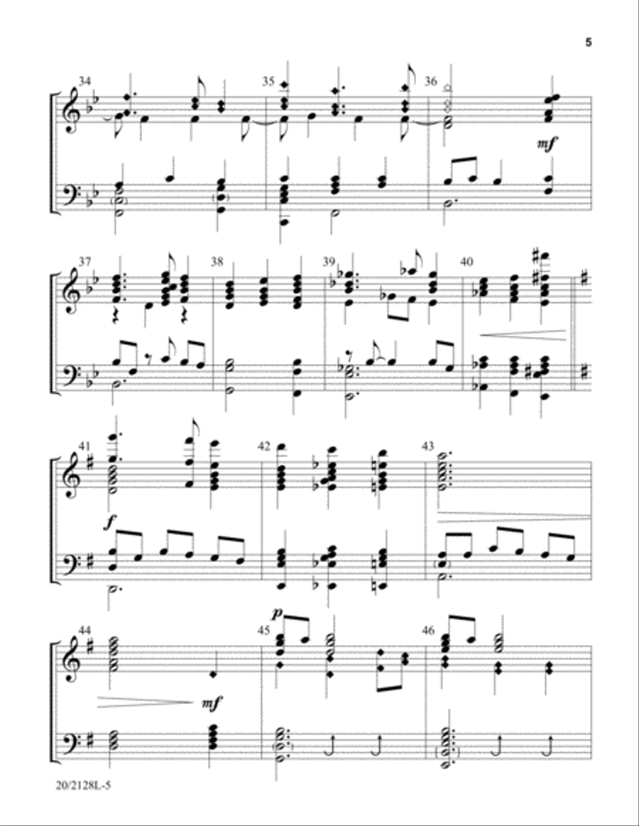 Come Ye Thankful, Gather Together (Digital Download) 5-Octaves scores gallery preview page 5