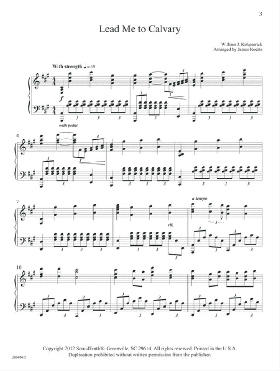 Jesus Loves Even Me (Digital Download) Piano Solo scores gallery preview page 3
