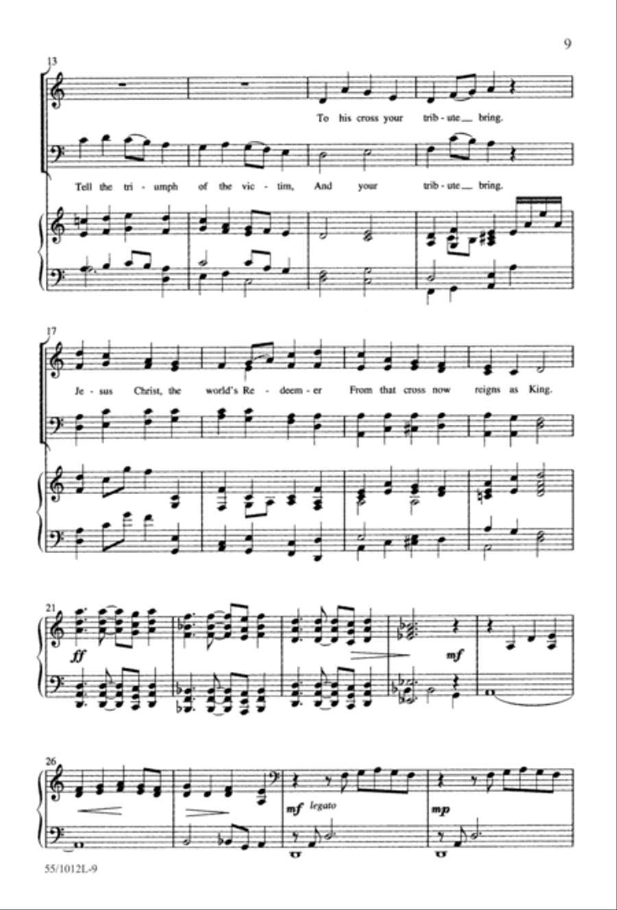 Stations of the Cross (Digital Download) 4-Part scores gallery preview page 11