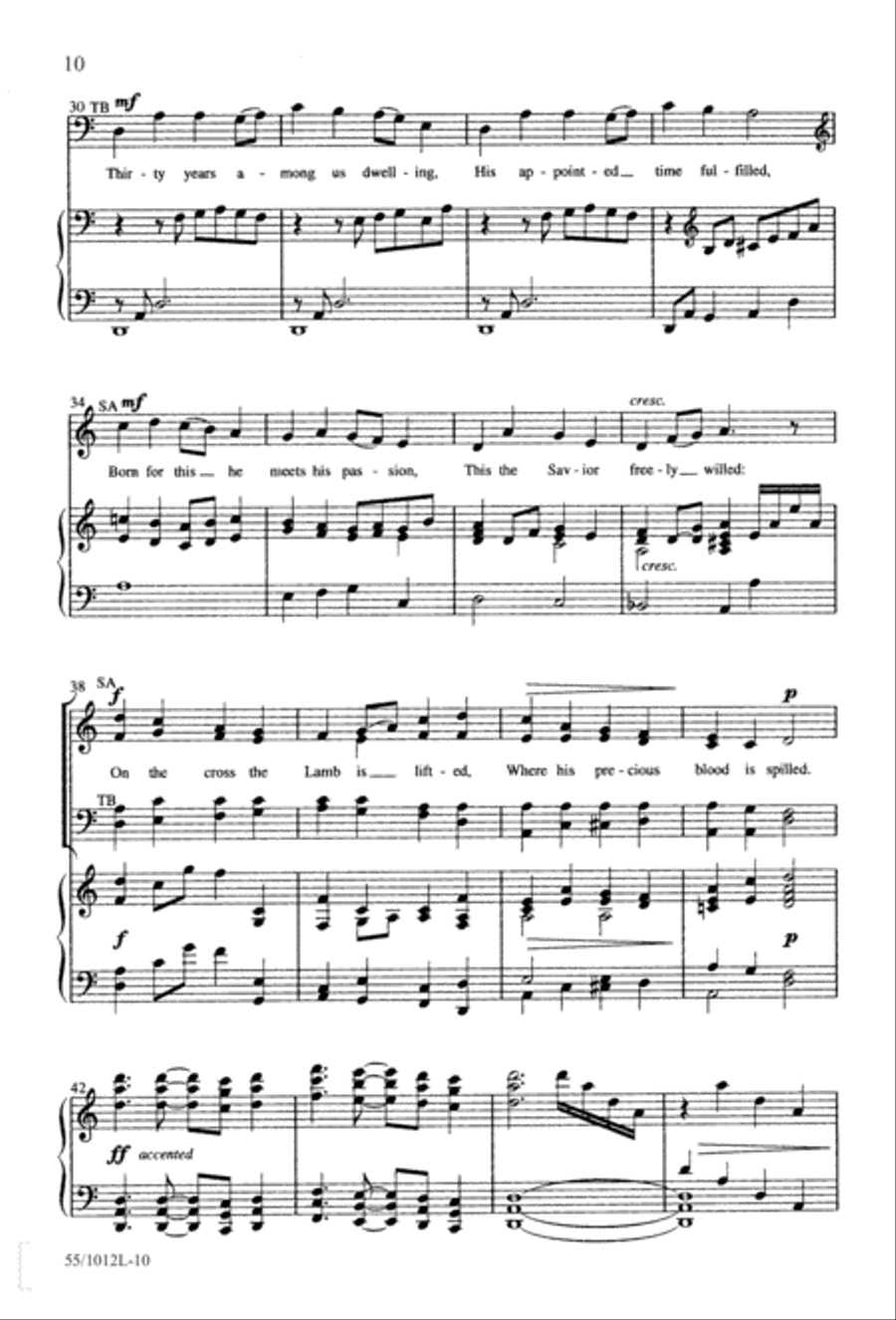 Stations of the Cross (Digital Download) 4-Part scores gallery preview page 12