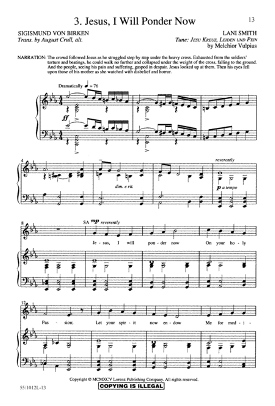 Stations of the Cross (Digital Download) 4-Part scores gallery preview page 15