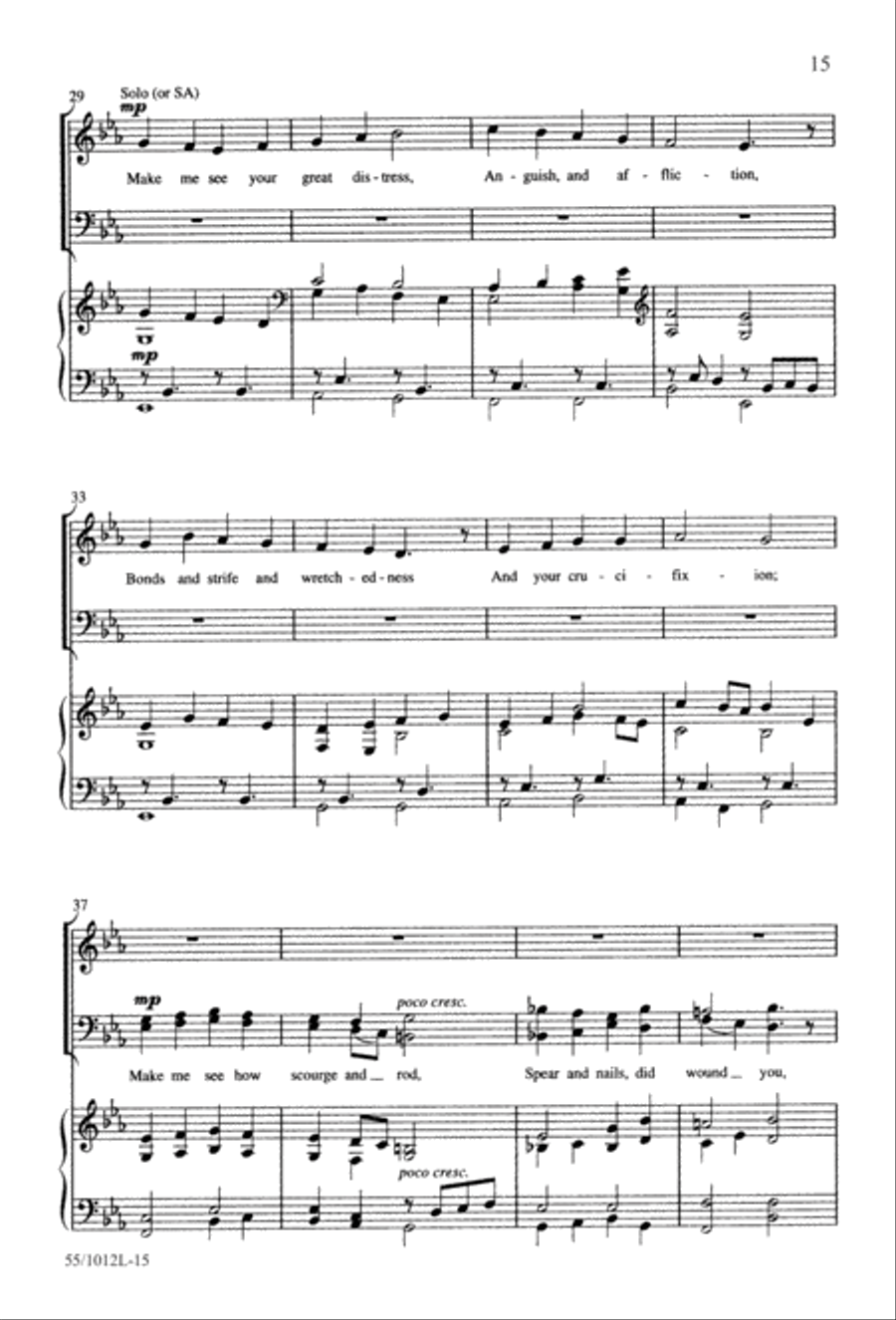 Stations of the Cross (Digital Download) 4-Part scores gallery preview page 17