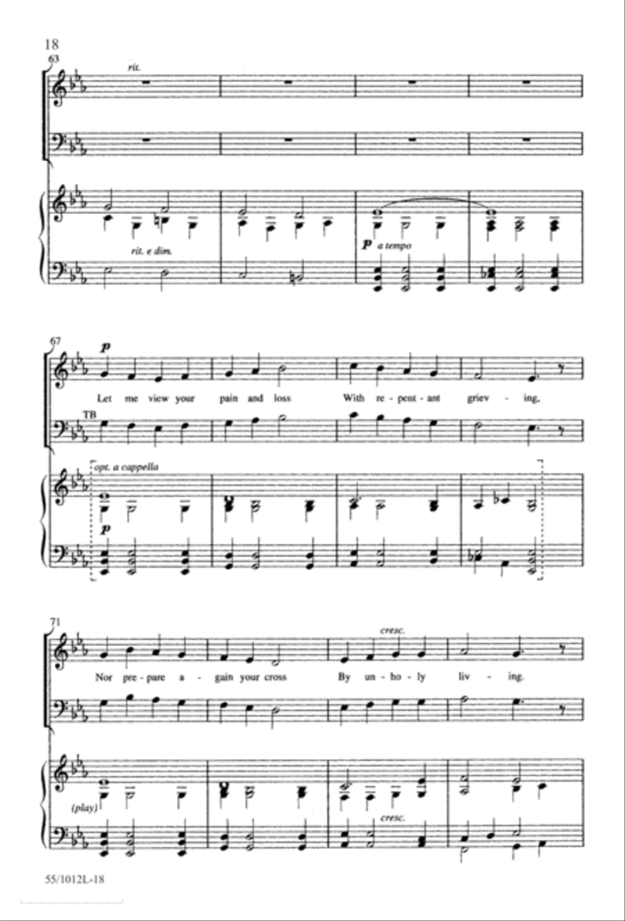Stations of the Cross (Digital Download) 4-Part scores gallery preview page 20
