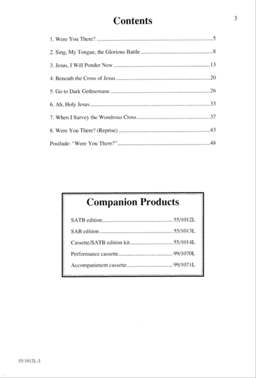 Stations of the Cross (Digital Download) 4-Part scores gallery preview page 5