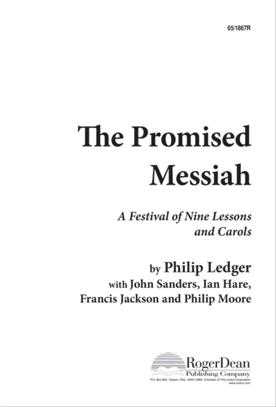 The Promised Messiah (Digital Download) 4-Part scores gallery preview page 1