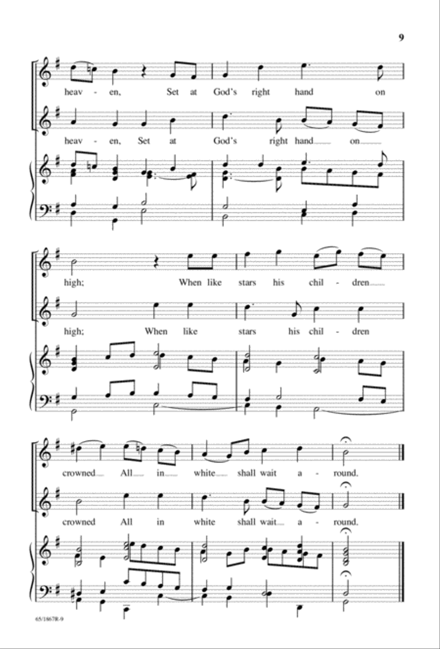 The Promised Messiah (Digital Download) 4-Part scores gallery preview page 11
