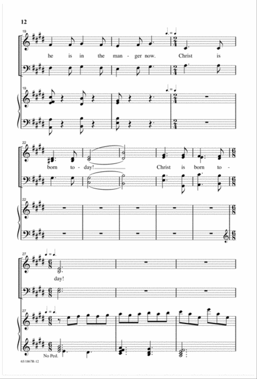 The Promised Messiah (Digital Download) 4-Part scores gallery preview page 14