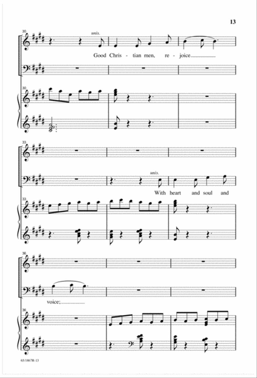 The Promised Messiah (Digital Download) 4-Part scores gallery preview page 15