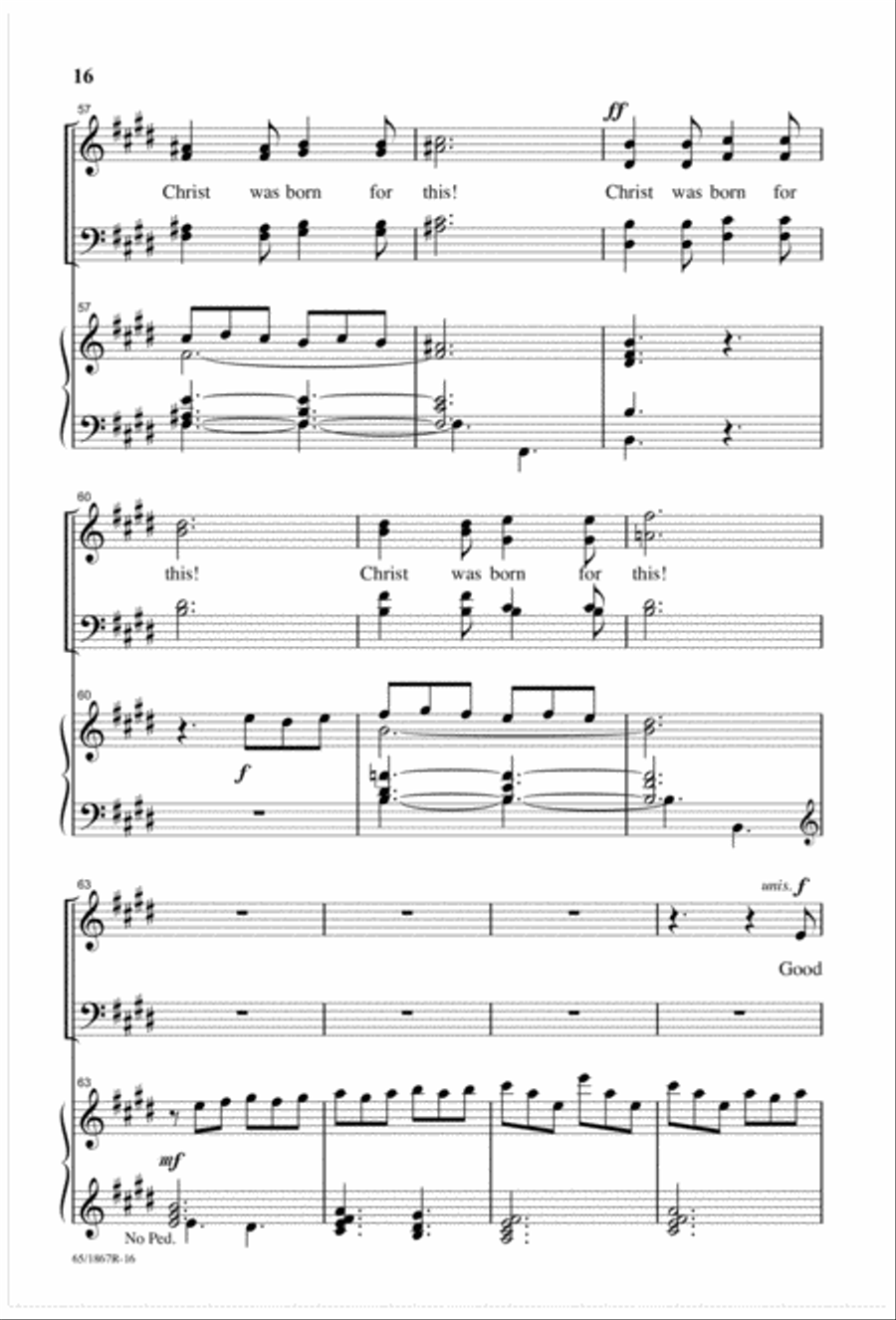 The Promised Messiah (Digital Download) 4-Part scores gallery preview page 18