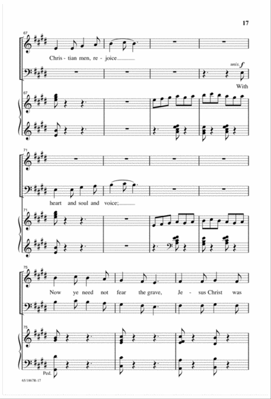 The Promised Messiah (Digital Download) 4-Part scores gallery preview page 19