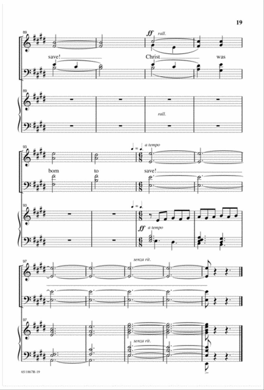 The Promised Messiah (Digital Download) 4-Part scores gallery preview page 21