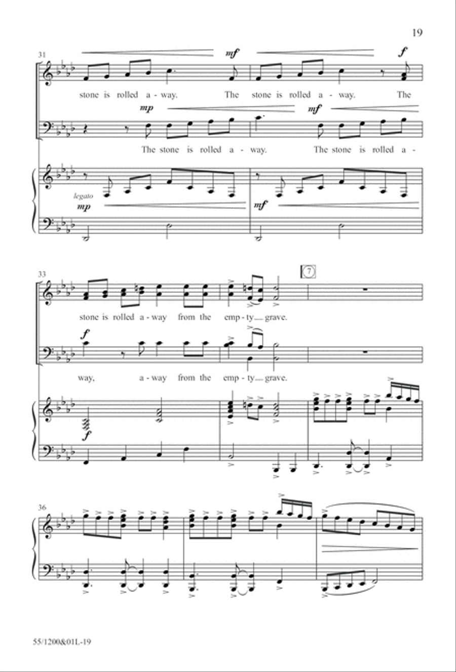 Once Upon a Morning (Digital Download) 4-Part scores gallery preview page 19