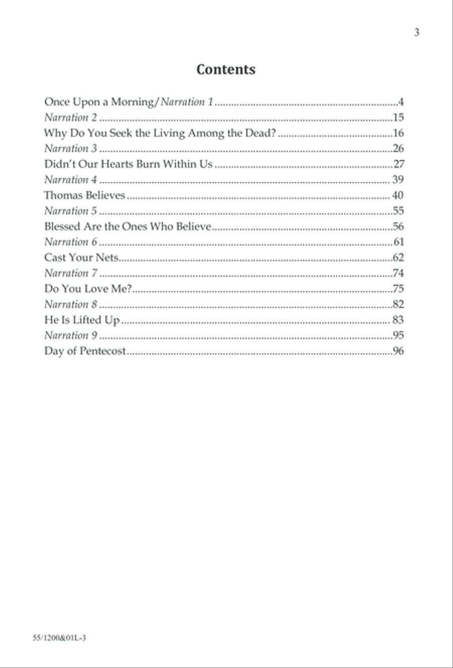 Once Upon a Morning (Digital Download) 4-Part scores gallery preview page 3