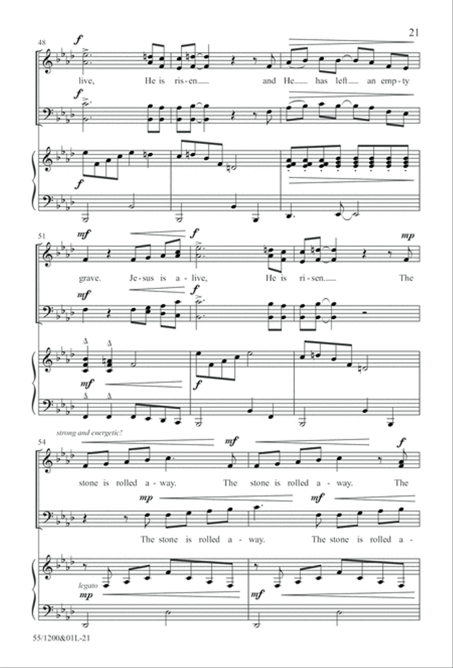 Once Upon a Morning (Digital Download) 4-Part scores gallery preview page 21