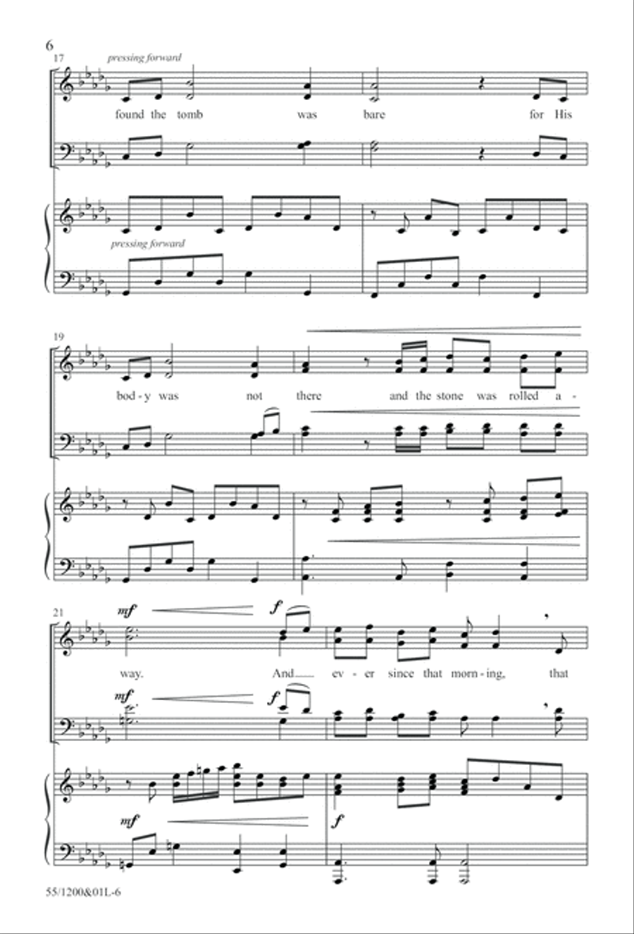 Once Upon a Morning (Digital Download) 4-Part scores gallery preview page 6