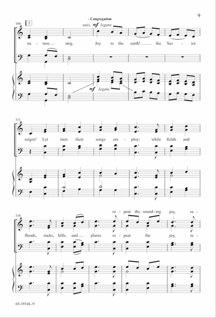 The Advent of Hope, the Birth of Peace (Digital Download) 4-Part scores gallery preview page 11