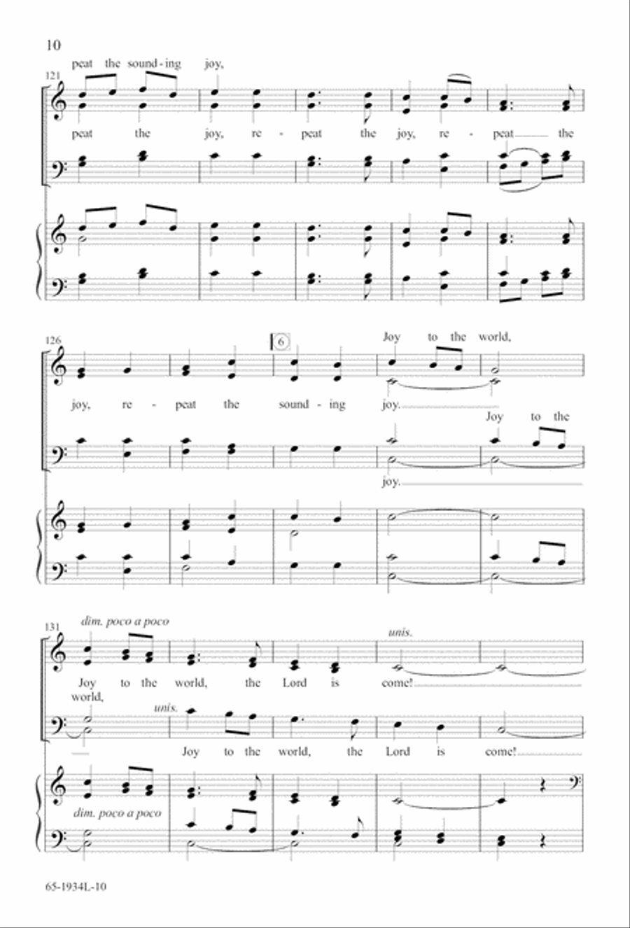 The Advent of Hope, the Birth of Peace (Digital Download) 4-Part scores gallery preview page 12