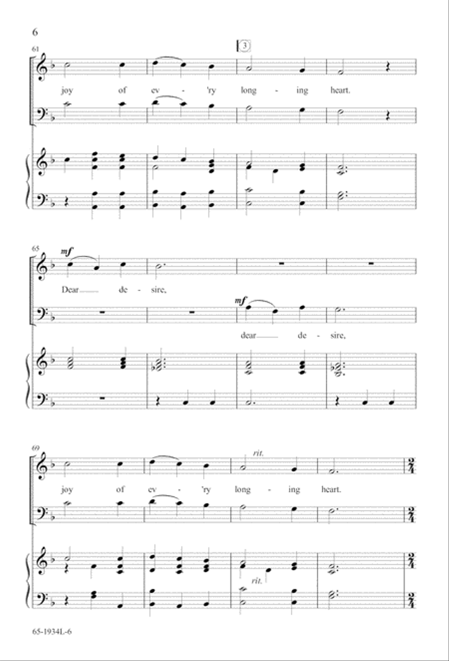 The Advent of Hope, the Birth of Peace (Digital Download) 4-Part scores gallery preview page 8