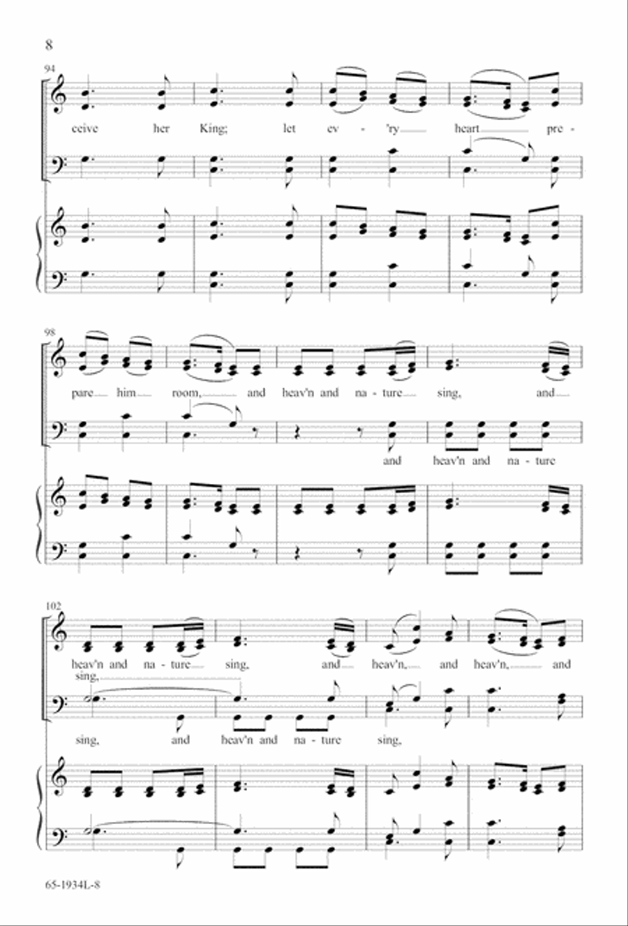 The Advent of Hope, the Birth of Peace (Digital Download) 4-Part scores gallery preview page 10