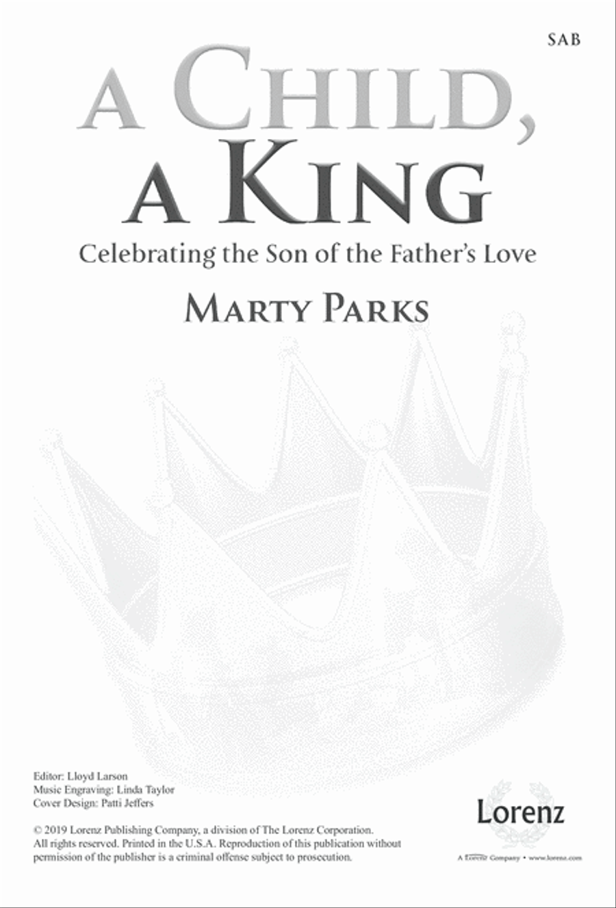 A Child, A King (Digital Download) 3-Part scores gallery preview page 1