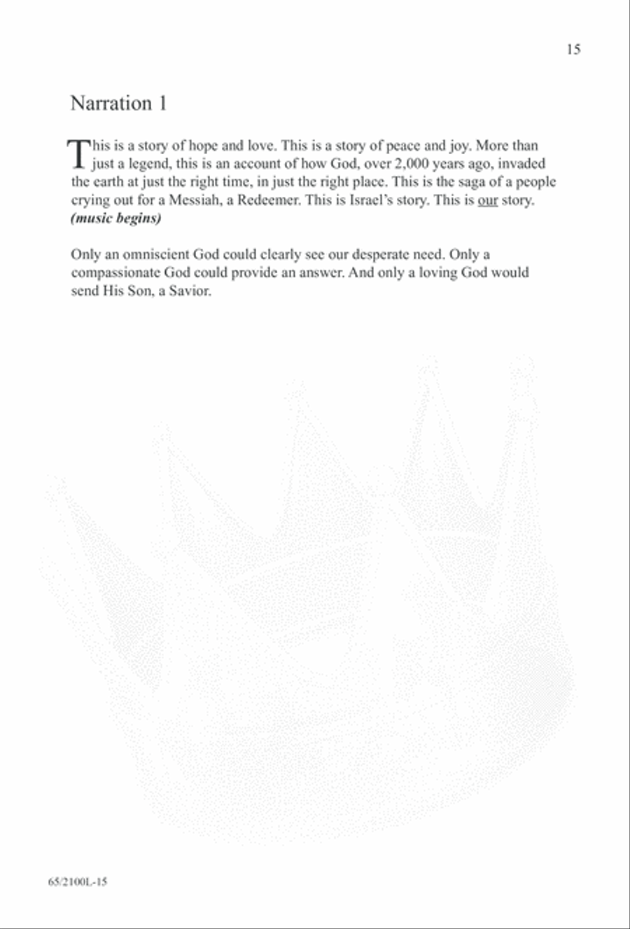 A Child, A King (Digital Download) 3-Part scores gallery preview page 15