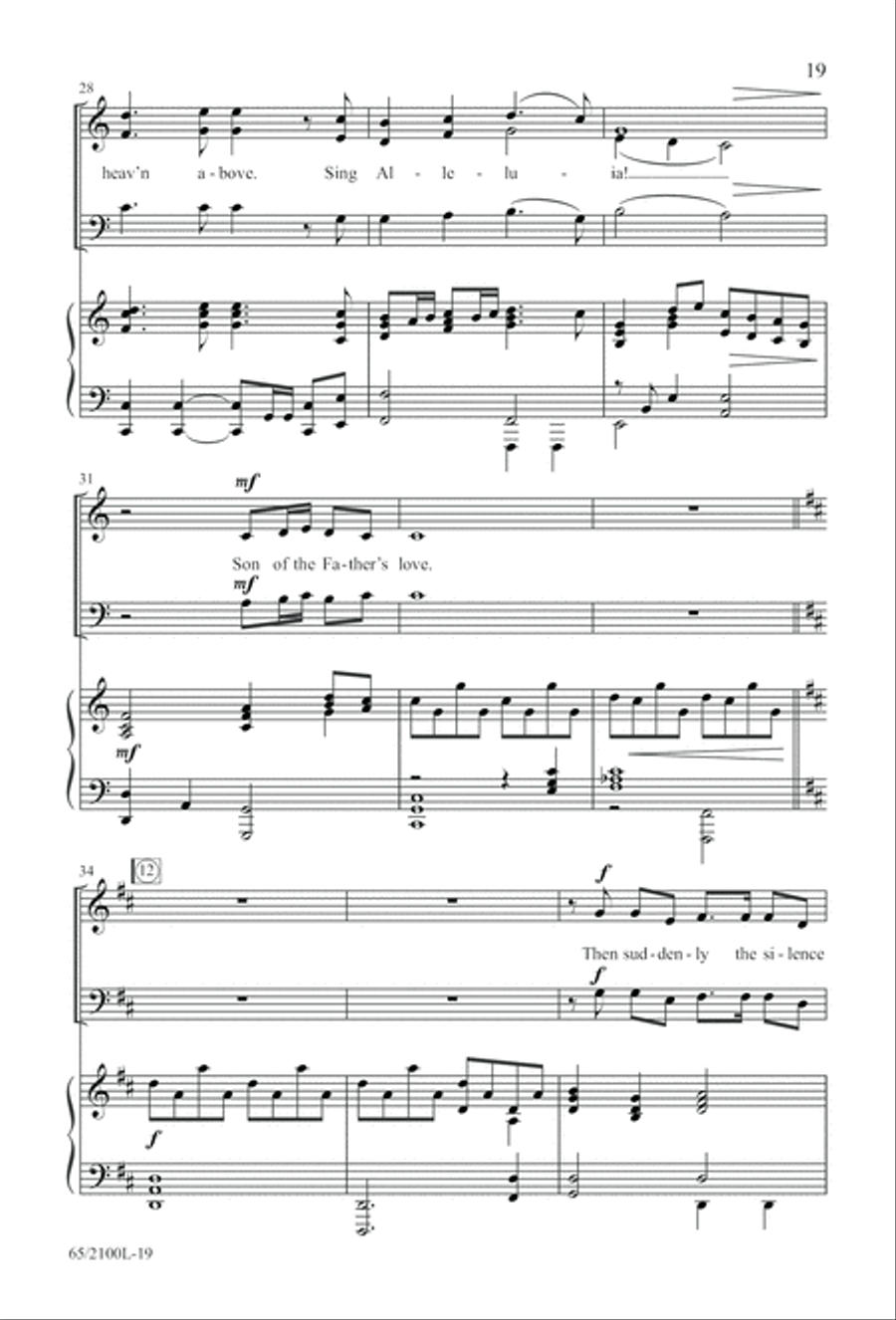 A Child, A King (Digital Download) 3-Part scores gallery preview page 19