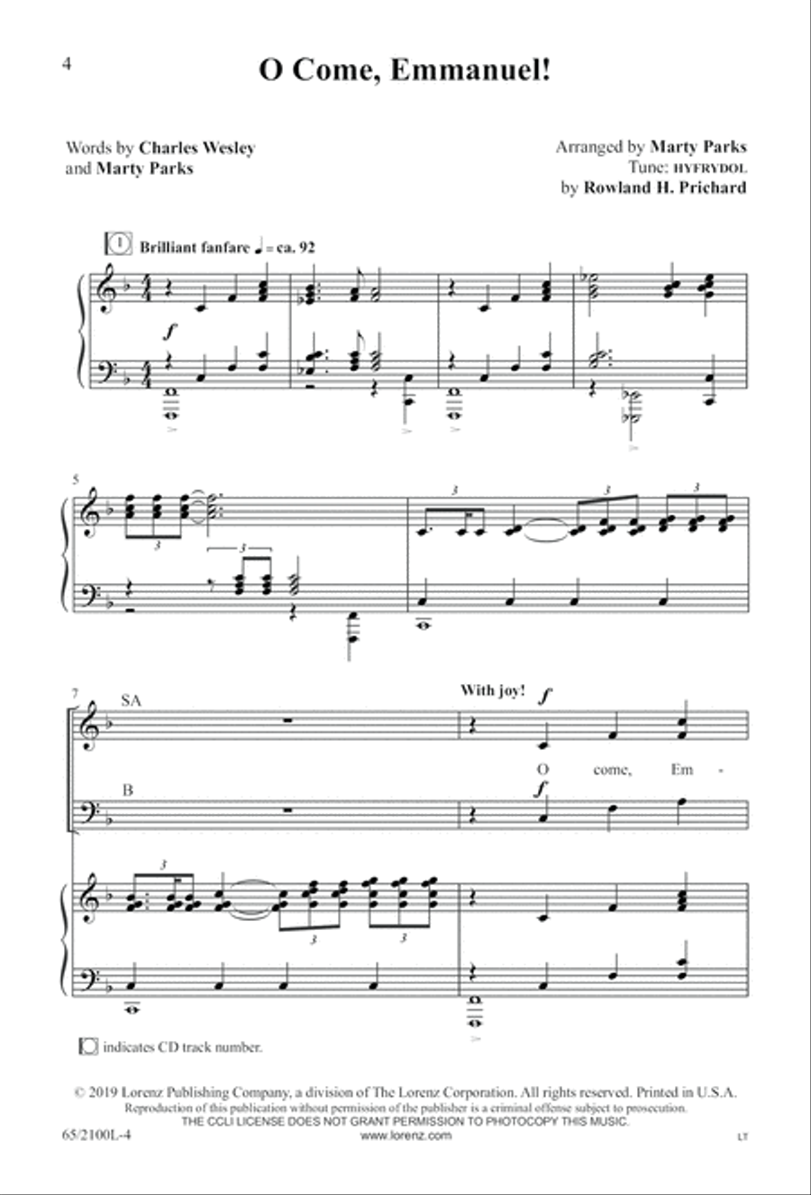 A Child, A King (Digital Download) 3-Part scores gallery preview page 4