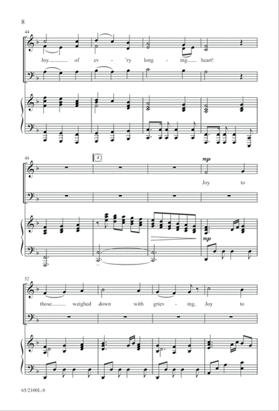 A Child, A King (Digital Download) 3-Part scores gallery preview page 8
