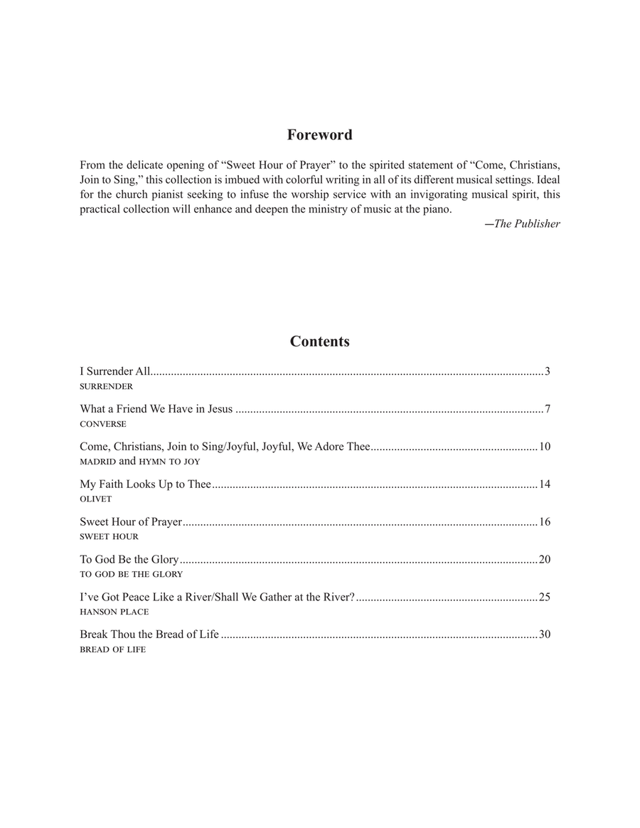 I Surrender All (Digital Download) Piano Solo scores gallery preview page 2