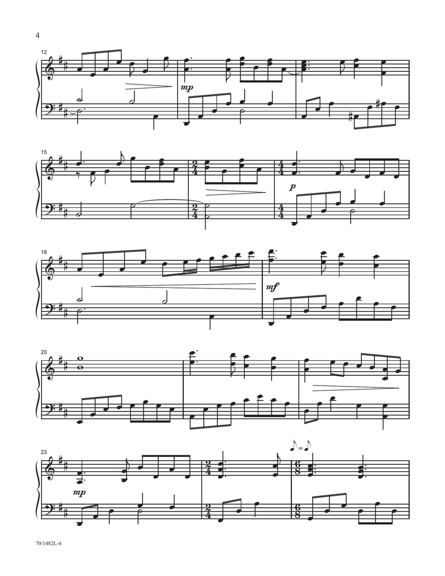 I Surrender All (Digital Download) Piano Solo scores gallery preview page 4