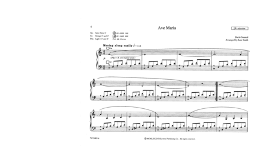 The Easy Organ Collection: Wedding Music (Digital Download) Organ scores gallery preview page 6