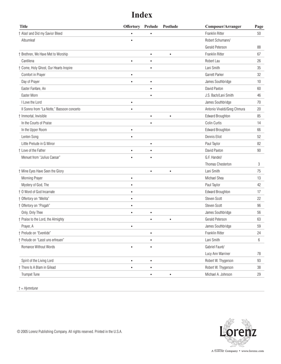 The Organist's Library, Vol. 39 (Digital Download) Organ scores gallery preview page 2