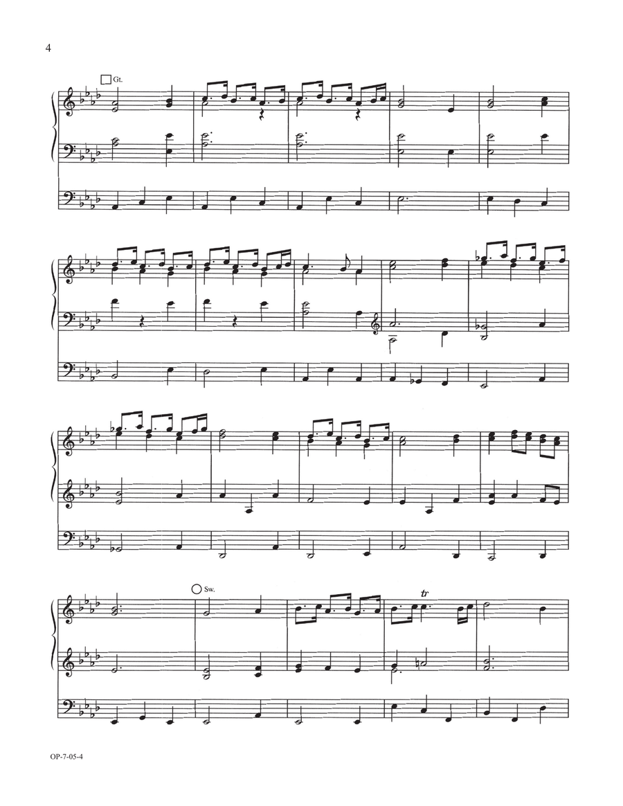 The Organist's Library, Vol. 39 (Digital Download) Organ scores gallery preview page 4