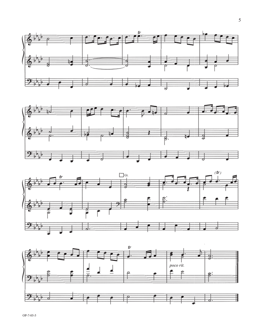 The Organist's Library, Vol. 39 (Digital Download) Organ scores gallery preview page 5