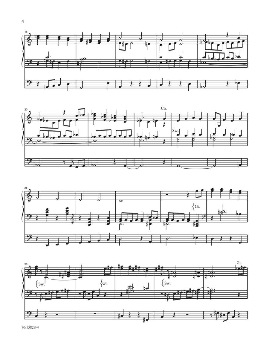 Palms, Passion and Victory (Digital Download) Organ scores gallery preview page 4