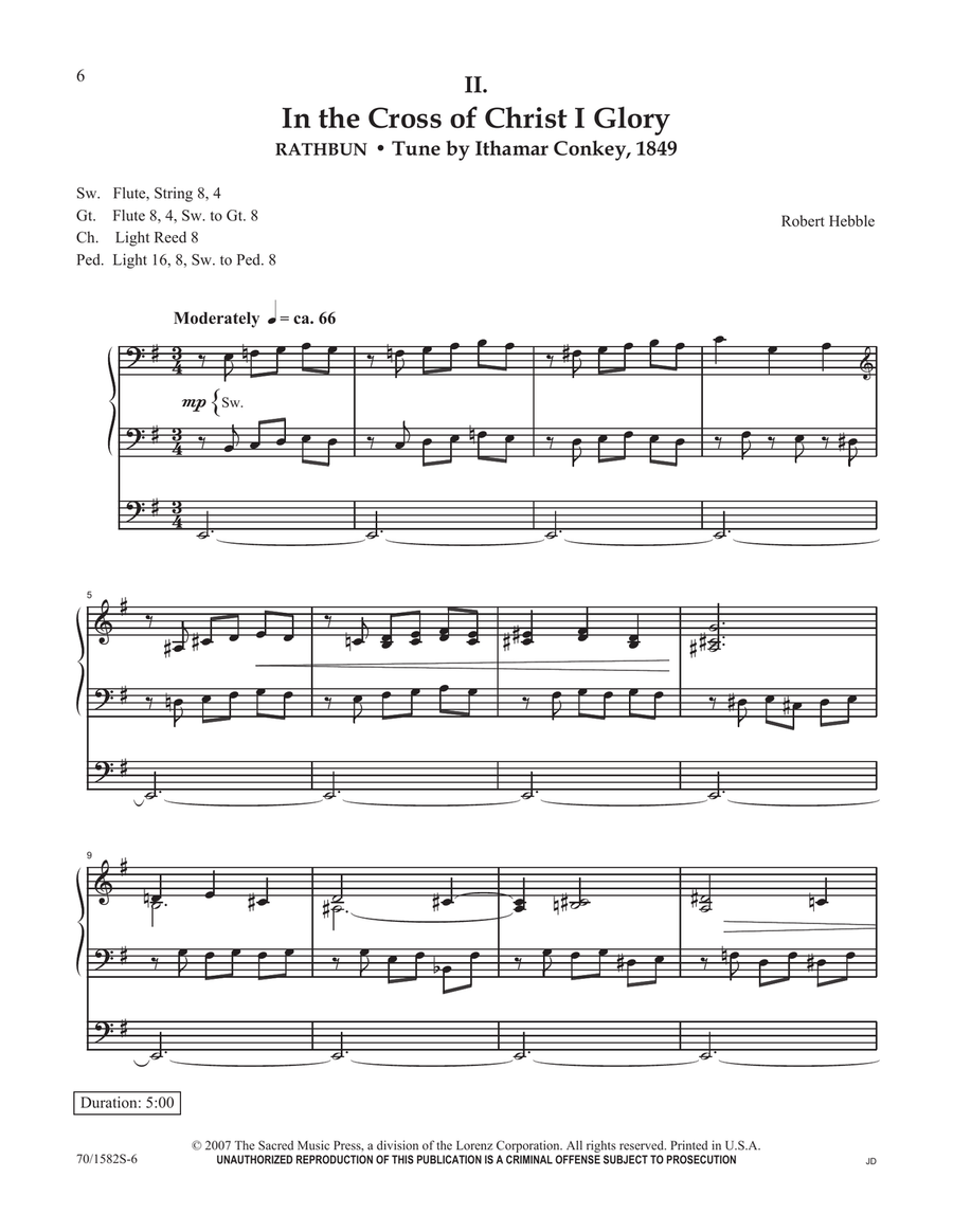 Palms, Passion and Victory (Digital Download) Organ scores gallery preview page 6