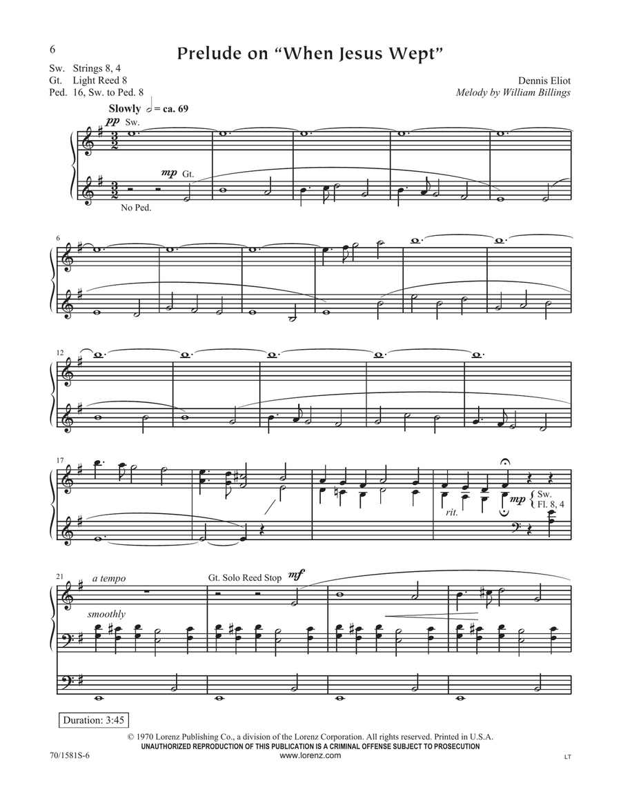 The Passion, Death and Resurrection of Our Lord, Jesus Christ (Digital Download) Organ scores gallery preview page 4