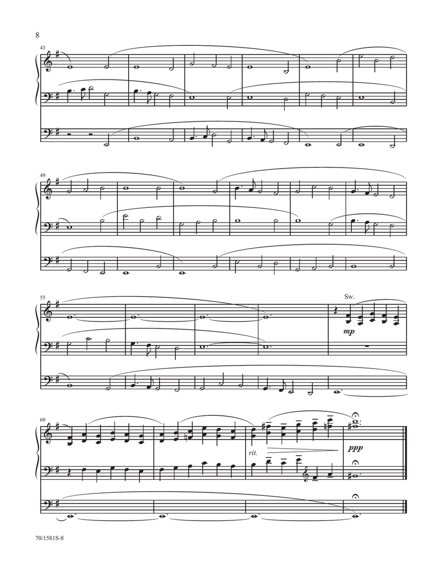 The Passion, Death and Resurrection of Our Lord, Jesus Christ (Digital Download) Organ scores gallery preview page 6