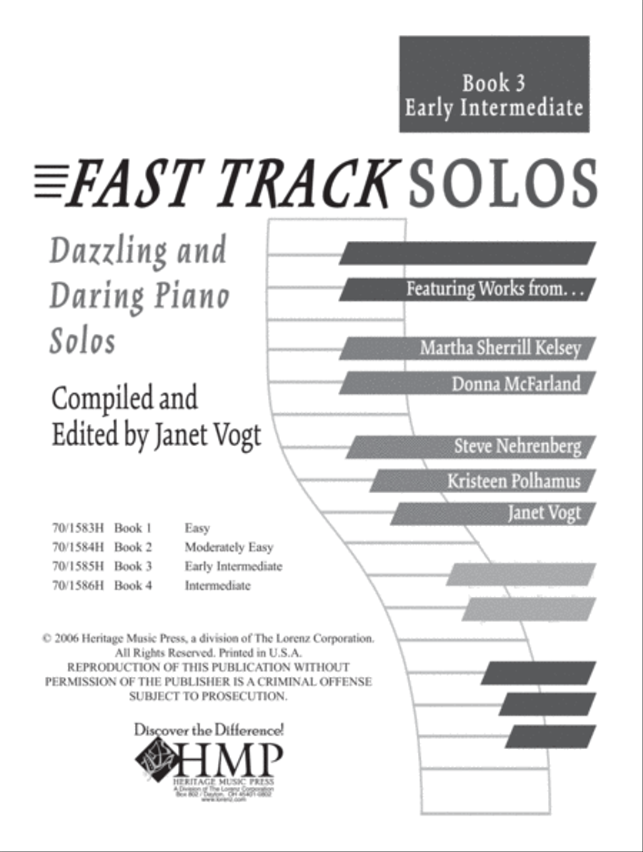 Fast Track Solos - Book 3, Early Intermediate (Digital Download) Piano Solo scores gallery preview page 1