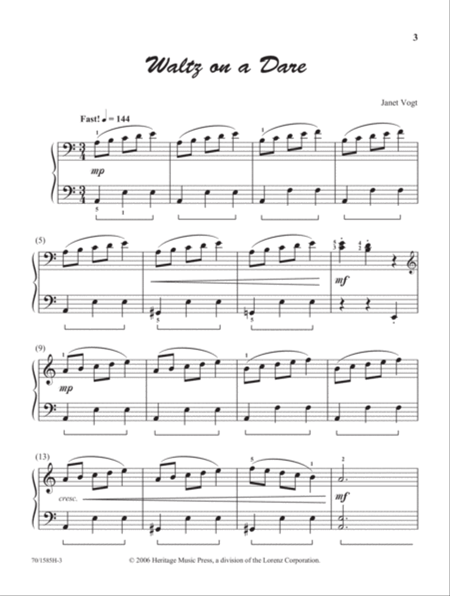 Fast Track Solos - Book 3, Early Intermediate (Digital Download) Piano Solo scores gallery preview page 3