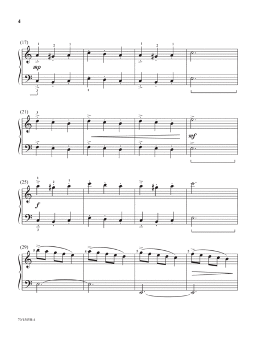 Fast Track Solos - Book 3, Early Intermediate (Digital Download) Piano Solo scores gallery preview page 4