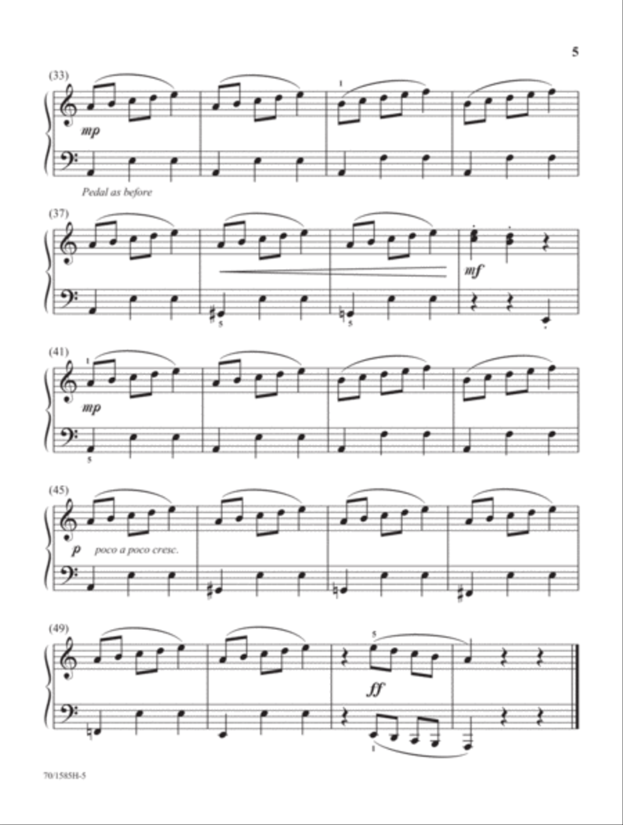 Fast Track Solos - Book 3, Early Intermediate (Digital Download) Piano Solo scores gallery preview page 5