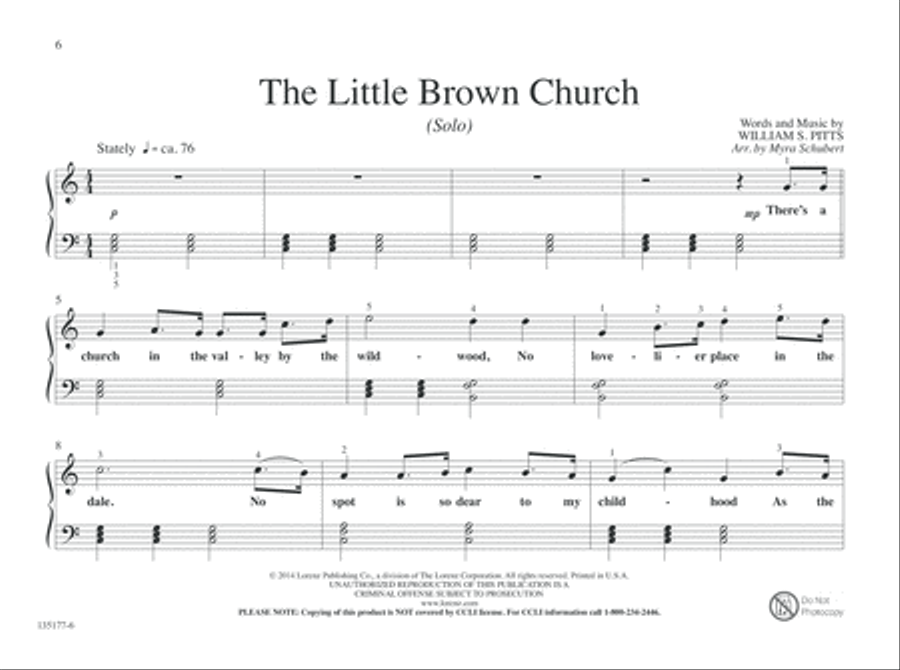 This Little Light of Mine (Digital Download) Piano Solo scores gallery preview page 6