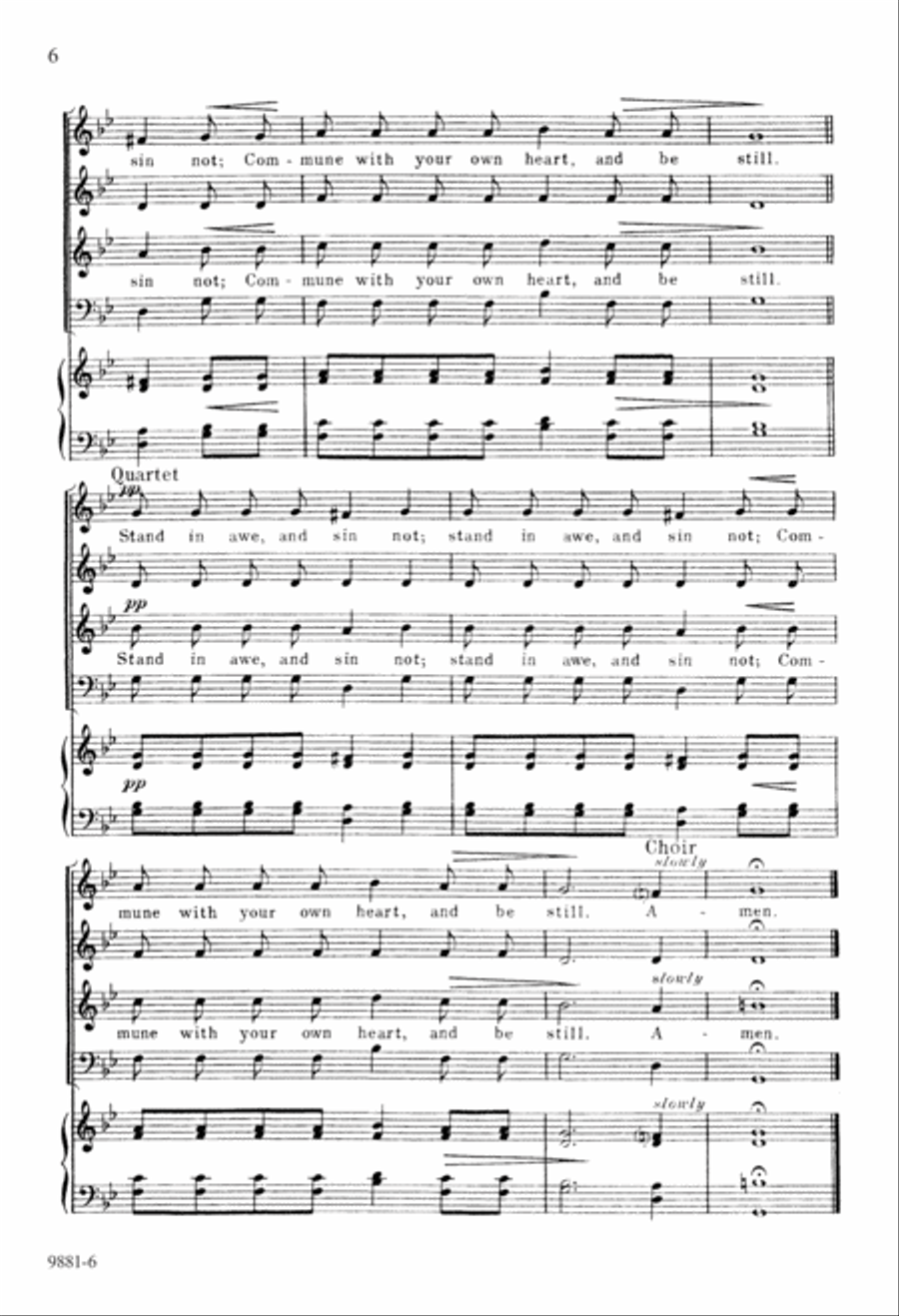 Stand in Awe (Digital Download) 4-Part scores gallery preview page 6