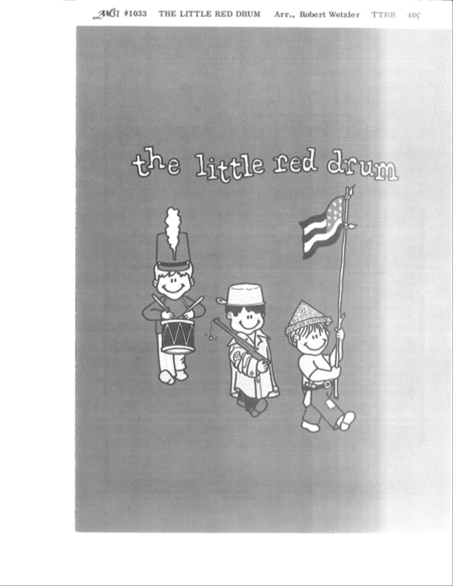 The Little Red Drum (Digital Download) TTBB scores gallery preview page 1