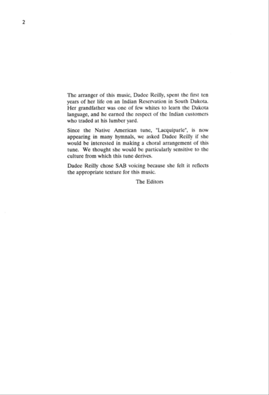 Many and Great O God (Digital Download) 3-Part scores gallery preview page 2