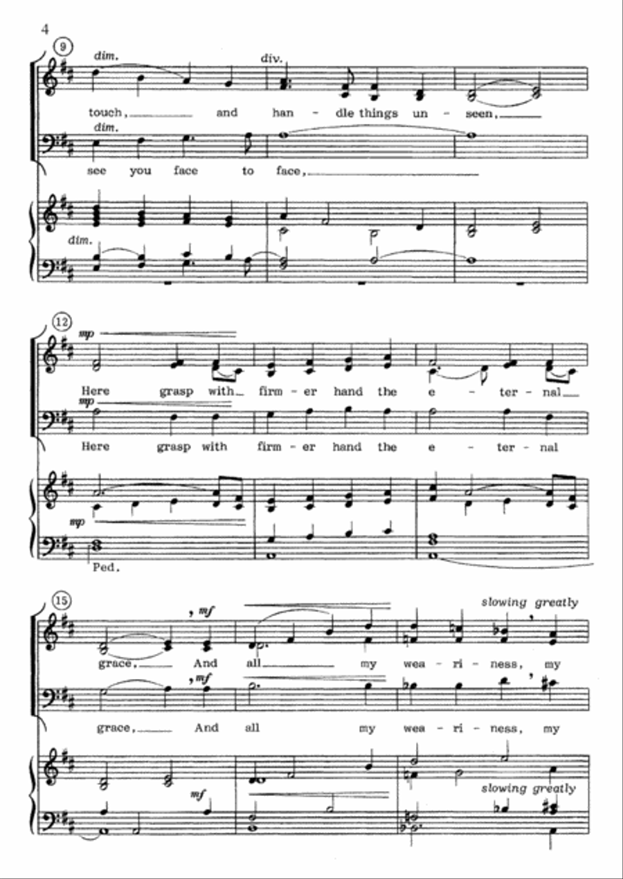 The Eternal Grace (Digital Download) 3-Part scores gallery preview page 4