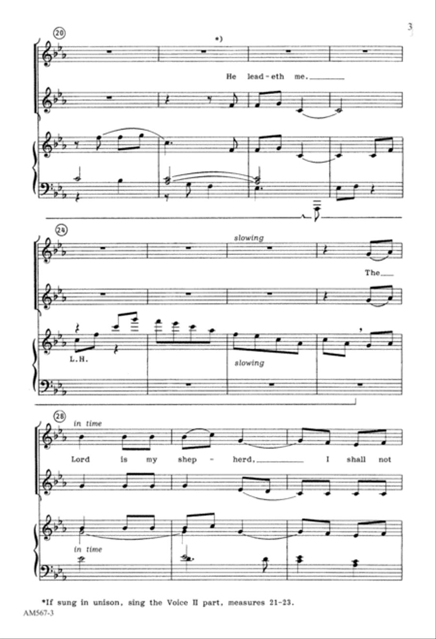 The Shepherd Song (Digital Download) Unison Choir scores gallery preview page 3