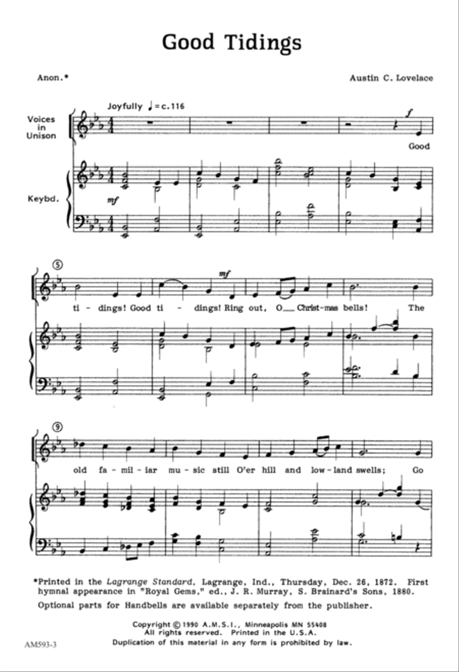 Good Tidings! (Digital Download) 2-Part scores gallery preview page 3
